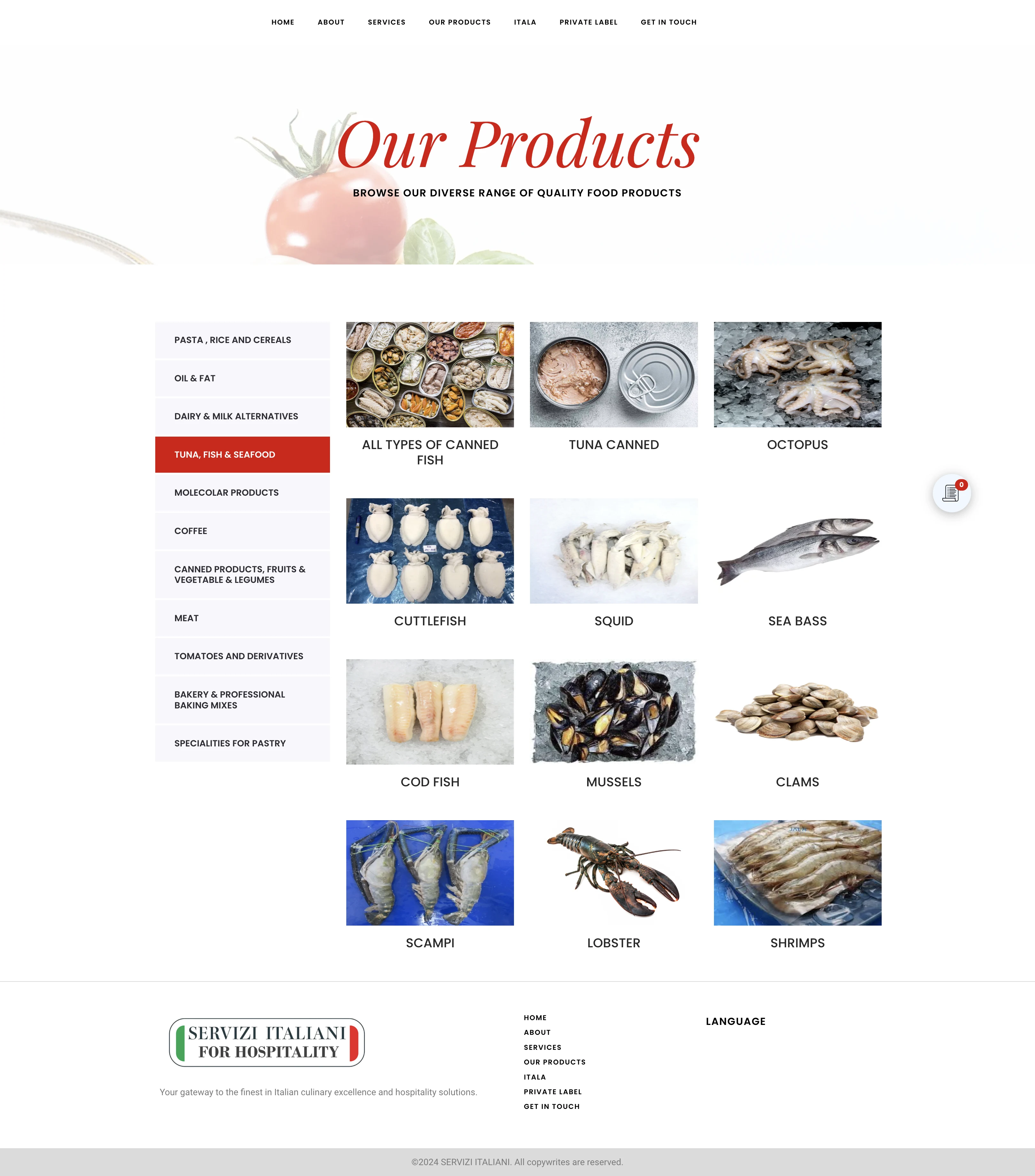 Servizi Italiani: Custom B2B Food Trading Platform, measured